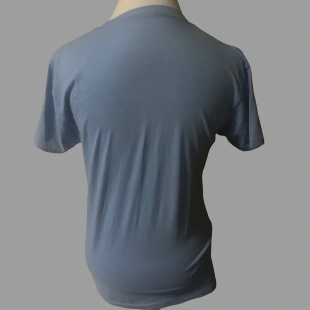 Sky blue Disney giggling Mickey TShirt - Picture 3 of 4